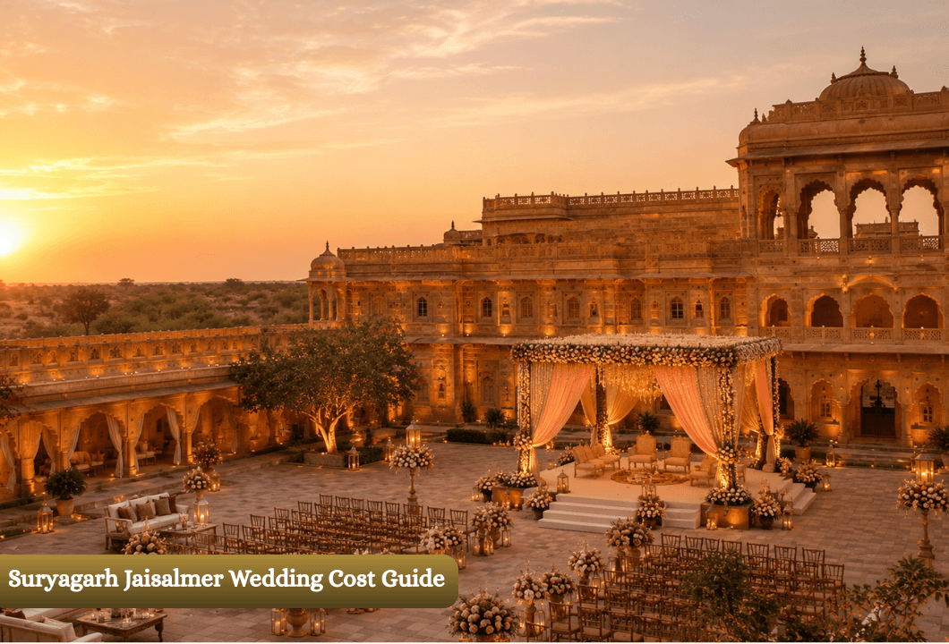 Suryagarh Jaisalmer Wedding Cost for 100 & 150 Guests