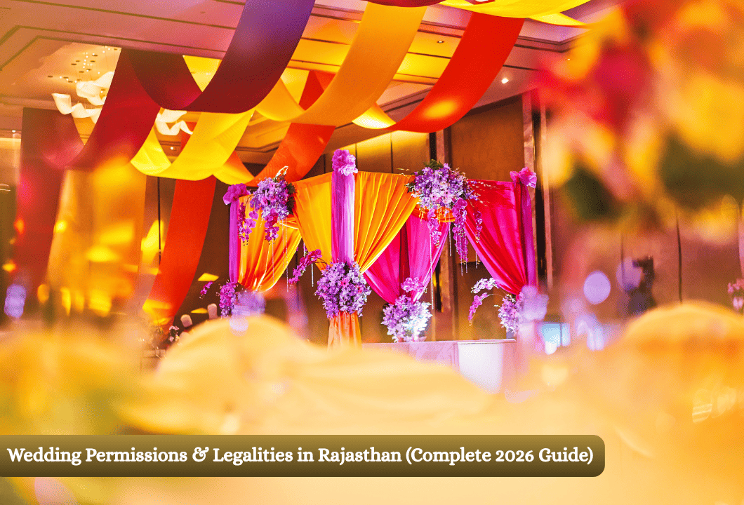 Wedding Permissions & Legalities in Rajasthan Complete 2026 Guide